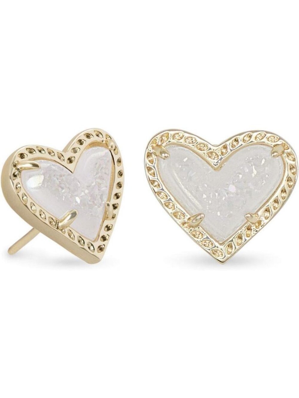 Heart Stud Earrings for Women, Fashion Jewelry, Elegant Gift, Trendy Accessories